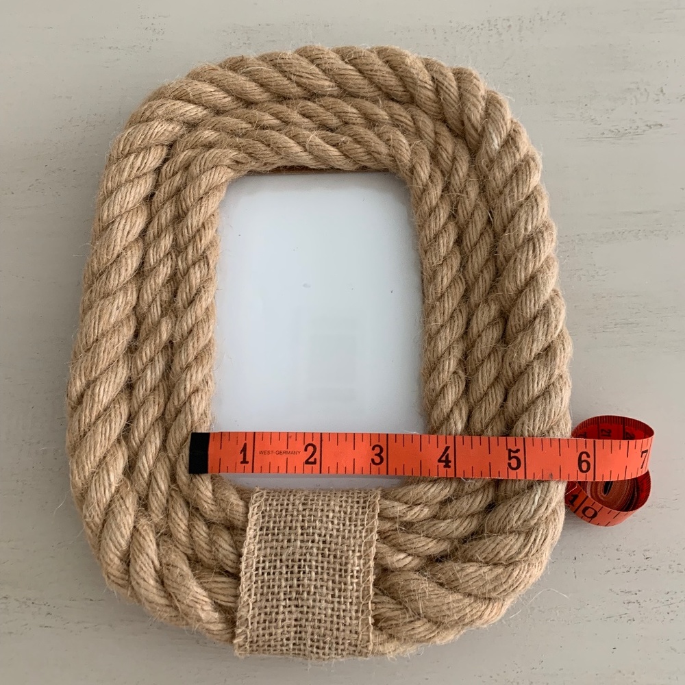 NWOT! 4X6 Hemp Rope Picture Frames - SET OF 2! - Picture 6 of 9